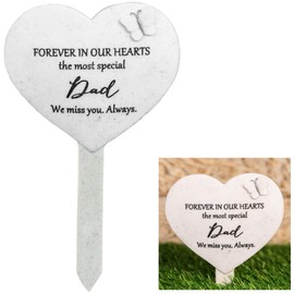 Widdop & Co Thoughts Of You 'Heart' Graveside Stake - Dad