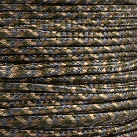 Paracord Planet Micro Paracord – Thin Type I Braided Cord for Crafting, Fishing, and DIY Projects in 125 ft Spools – Multicamo