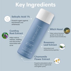 Clearogen Clarifying Toner for Acne and Blemishes, Face Toner, Facial Toner, Skin Toner, Acne Toner, Toner Oily Skin, Salicylic Acid Toner, Astringent for Face, Toners, 4 Fl Oz