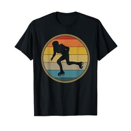 Pattinaggio a rotelle Retro Vintage Roller Derby Maglietta