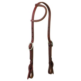 Weaver Leather Working Tack Quick Change Sliding Ear Headstall, Golden Chestnut