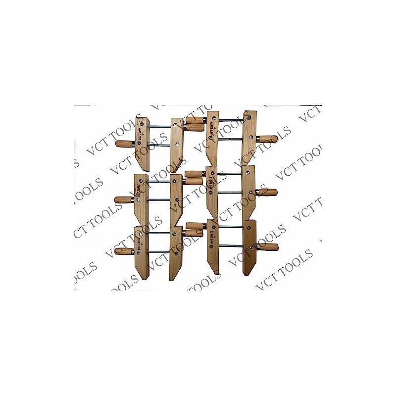 VCT 7" Inch Wooden Handscrew Clamp Hand Screw Clamps for