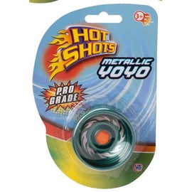 Pack of 2 Premium Metallic Yo-Yo Set for Kids Beginner - High-Performance Yo-Yos for Tricks and Play, Party Bag Fillers - Responsive Yoyo Balls 3+