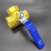 3 Way Ball Valve, DN15 1/5.1 cm Brass Female Thread