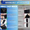 Hiball Adjustable Calf Brace for Men Women, Lower Leg Compression