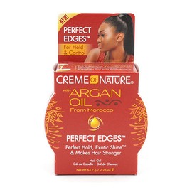 Creme Of Nature Argan Oil Perfect Edges Control 2.25 Ounce Jar (66ml) (2 Pack)