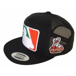 Unbranded Logo De Béisbol Venados De Mazatlan 2 Logos Hat Black Mesh Logo Federal Chapo