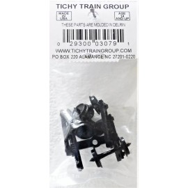 Tichy Train Group HO Scale Tichy Train Group 3079 Passenger Car Trucks (1) Pr.