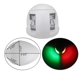 Marine Boat RED and Green Bow LED Navigation Light Waterproof 12M Boat MX