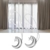 Magnetic Curtain Tiebacks, 2 Pcs Moon Star Shape Curtain Holdbacks