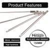 HOHXEN 4 Pcs 150mm Slotted Screwdriver Bit Set Magnetic Flat