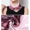 sanctrifolium 100% Silk Neck Cover Snood Neck Warmer UV Protection