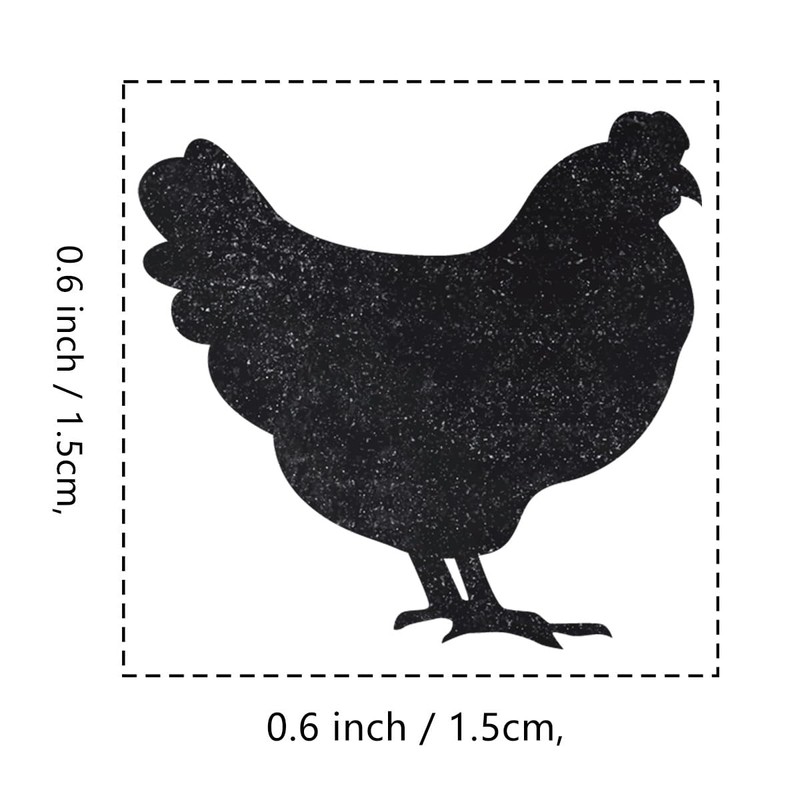 Chicken Rubber Stamp, 3/5 Inch Wedding Meal Choice Small Mini