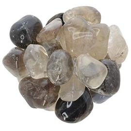 Hypnotic Gems Materials: 5 lbs Smokey Quartz Tumbled Stones - Grade 1 - Large - 1.25" to 1.75" Avg. - Bulk Natural Rocks Polished Gemstone Supplies for Wicca, Reiki, Energy Crystal Healing