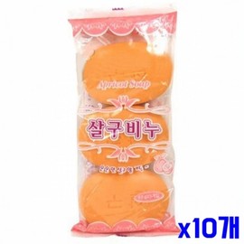 3P x10 pieces of gentle apricot scented soap