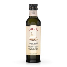Lucini Robust Garlic Infused Oil, 250 mL (Pack of 6)