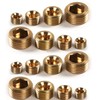 ALLPEN  20pcs Brass Pipe Fitting,1/8" 1/4" 3/8" 1/2" NPT Brass