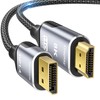 8K DisplayPort to HDMI 2.1 Cable 6.6FT - 8K@60Hz 4K@240Hz,