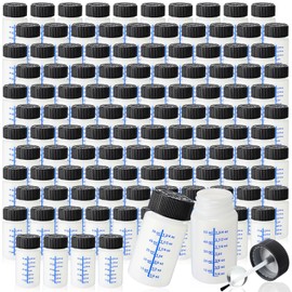 Mumufy Touch up Paint Bottles with Brush and Lid Empty Touch up Bottle with Mixing Balls 2 oz Fluid Capacity Leftover Paint Container for Car Scratches Repair (Black, Blue,240 Pcs)