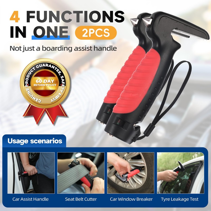 4 in 1 Car Door Handle Assist for Elderly 2PCS