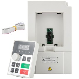 Happybuy Variable Frequency Drive, AC 220V Input 3KW Variable Frequency CNC Drive Inverter Converter, VFD 4HP 1 or 3 Phase Input, 3 Phase Output, CNC Motor Inverter Converter for Motor Speed Control