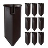 10 Pack 8'' Landscape Light Stakes, 1/2" NPT Thread ABS