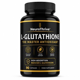 NeuroThrive Reduced L-Glutathione (GSH) 200mg, 90 Vegan Capsules