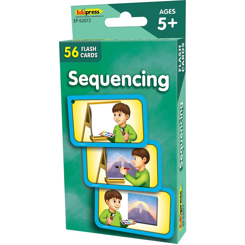 Teacher Created Resources Sequencing Flash Cards (EP62072), Medium