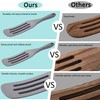 Tongjude Silicone Spurtle Set, Silicone Spatula Set, Heat Resistant Cooking