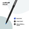 uni-ball Roller Rollerball, Stick Roller Ball Pen Fine-0.7mm, 12 Pack,