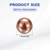 uxcell 200 Pcs Bearing Balls, 1.5mm Diameter Precision Solid Copper