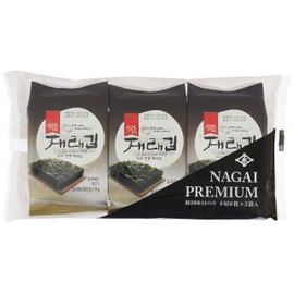 Nagai Nori Nagai Premium Korean Nori, 3 Bags x 8 Bags