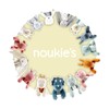 Noukie's - Pack of 3 Bibs - Jersey - Ecru