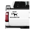 siviwonder Malinois Noise Alarmsystem Car Sticker Dog Film Belgian Mali