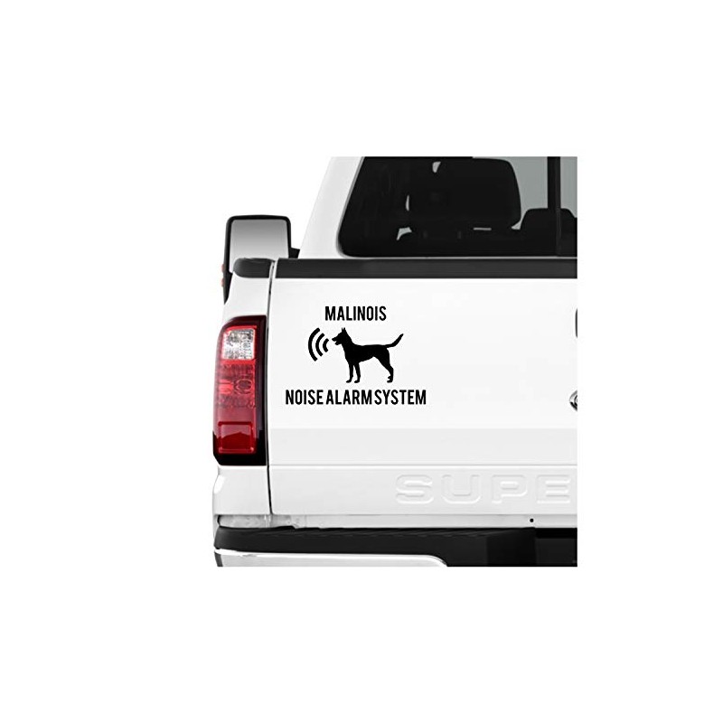 siviwonder Malinois Noise Alarmsystem Car Sticker Dog Film Belgian Mali