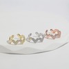 Meissa Silver Heart Thumb Rings for Women Girls Open Back