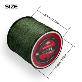 SeaKnight TriPoseidon 4 Strands Braided Fishing Line 300M-1000M Saltwater Fishing Line Long Casting Super Strong Multifilament PE Wire Floating Sea Fishing Lines 8 Colors 8-80LB