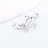 LGSY Silver Plated 5Pcs Turtle Cage Pendants Crafting Charm for