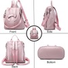 XingChen Backpacks and Purses for Women PU Leather Anti-theft Fashion