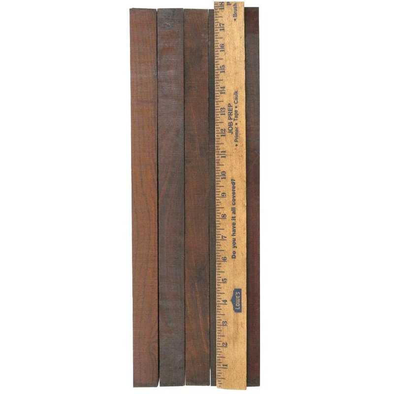 Cocobolo Turning Blanks 1-1/2" x 1-1/2" x 6"