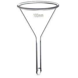 100mm Glass Funnel, Short Stem, Borosilicate Glass, Heavy Wall, Karter Scientific 213V15 (Case of 24)