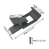 ITROLLE 2PCS Black Draw Latches Plastic Antique Draw Latches Hatch