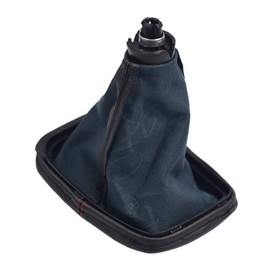 Hacreyatu 5 Speed Car Gear Knob Stick Gaiter Boot Kit for V-W Polo 6N Golf 2 3 4 Cabrio P-as-sat 35i (Red)