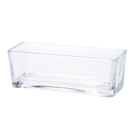 Tokyodo GL005891-zzz Vase, Square Wide, 7.9 x 2.8 inches (20 x 7 cm), 7.9 x 3.0 x 2.8 inches (20 x 7.5 x 7 cm)