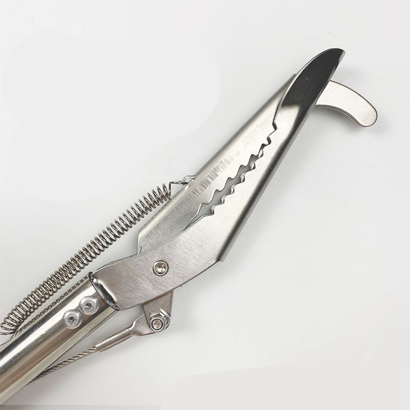 Stainless Steel Snake Grabber Thickened Elongated Collapsible Snake Tongs with