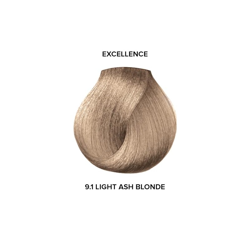 L'oreal Excellence Creme Permanent Hair Color Light Ash Blonde No.9.1,