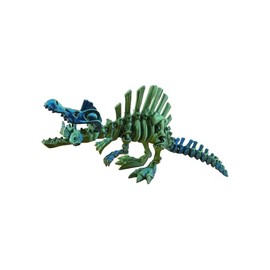 JASSBOOY 3D Printed Dinosaur Animals Toy.Articulated Tyrannosaurus Rex Stegosaurus Triceratops,Mystery Crystal Dinosaur Flexible Toys,Flexible Fidget Toy Gift Desk Toy Home Decoration