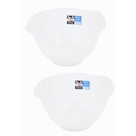 Home Fittings ® Wham Clear Mixing Bowl 2 litres (Pack of 2)