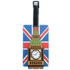 London Union Flag Big Ben PVC Luggage Tag