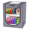3D Printer Filament Storage Box with Thermo-Hygrometer - 2 Tiers